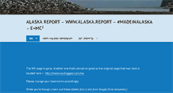 Desktop Screenshot of alaskareport.net